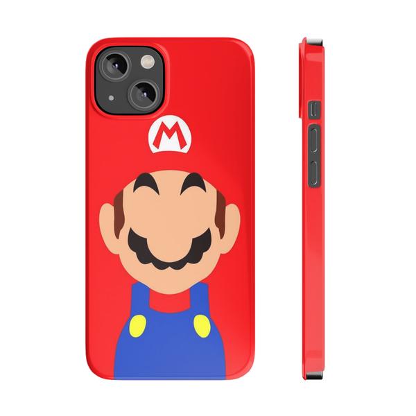 Cool iPhone Case Plumber Mario - iPhone 14 - KazerCase