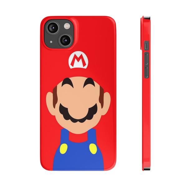 Cool iPhone Case Plumber Mario - iPhone 14 Plus - KazerCase