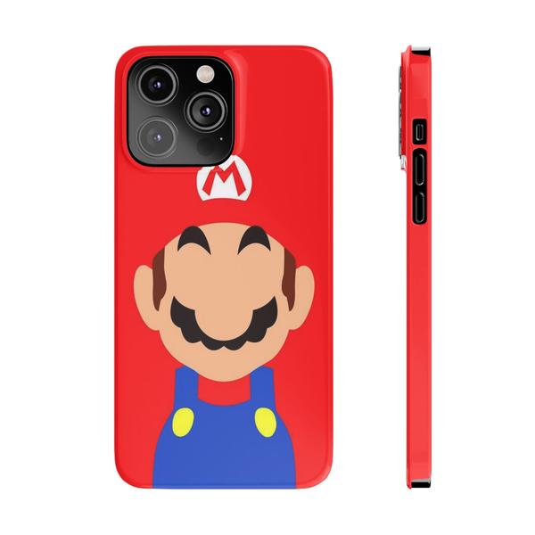 Cool iPhone Case Plumber Mario - iPhone 14 Pro Max - KazerCase