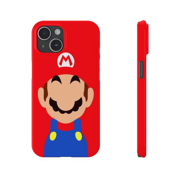 Cool iPhone Case Plumber Mario - iPhone 15 - KazerCase