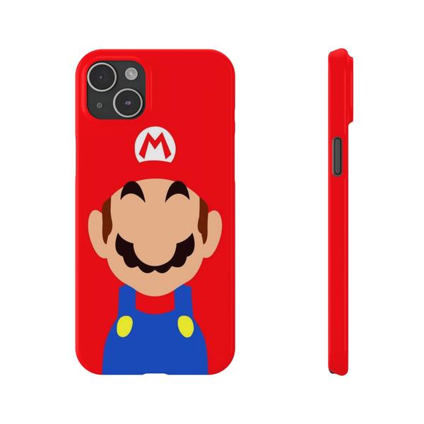 Cool iPhone Case Plumber Mario - iPhone 15 Plus - KazerCase
