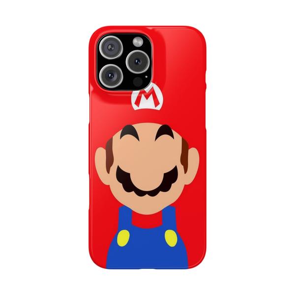Cool iPhone Case Plumber Mario - iPhone 16 Pro Max - KazerCase