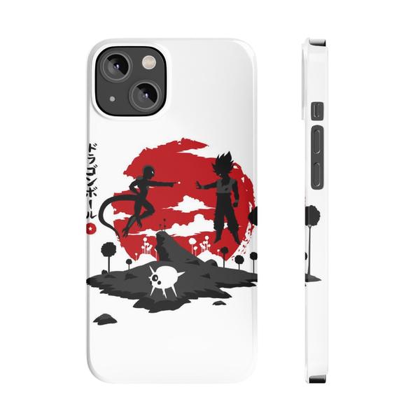 Cool iPhone Saiyan Goku Battle Case - iPhone 14 - KazerCase