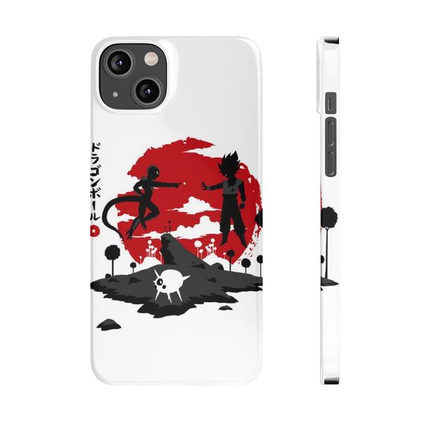Cool iPhone Saiyan Goku Battle Case - iPhone 14 Plus - KazerCase
