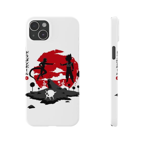 Cool iPhone Saiyan Goku Battle Case - iPhone 15 Plus - KazerCase