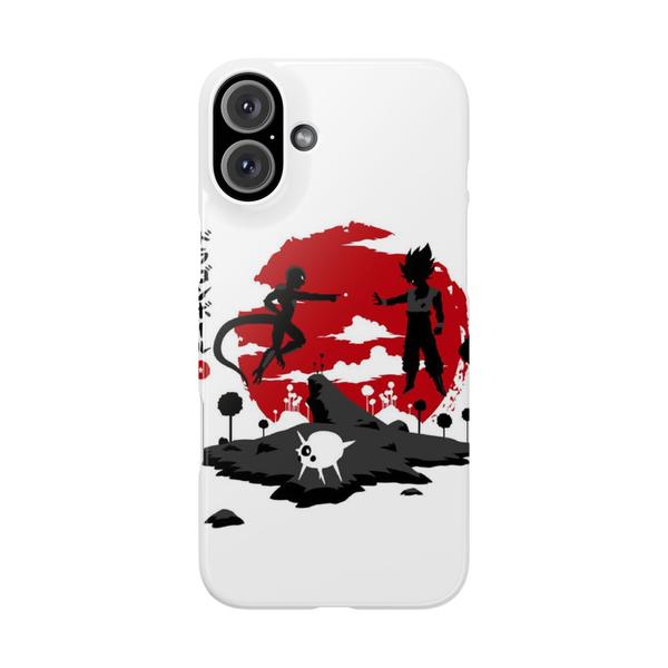 Cool iPhone Saiyan Goku Battle Case - iPhone 16 Plus - KazerCase