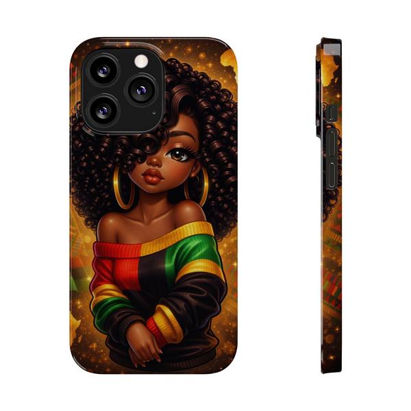 Cute Aesthetic Girl Case for iPhone Fashion Phone Cover - iPhone 13 Pro - KazerCase