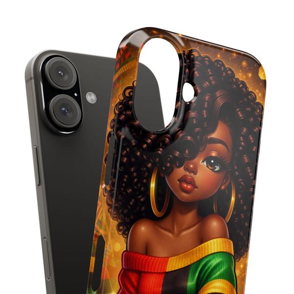 Cute Aesthetic Girl Case for iPhone Fashion Phone Cover - iPhone 16 - KazerCase