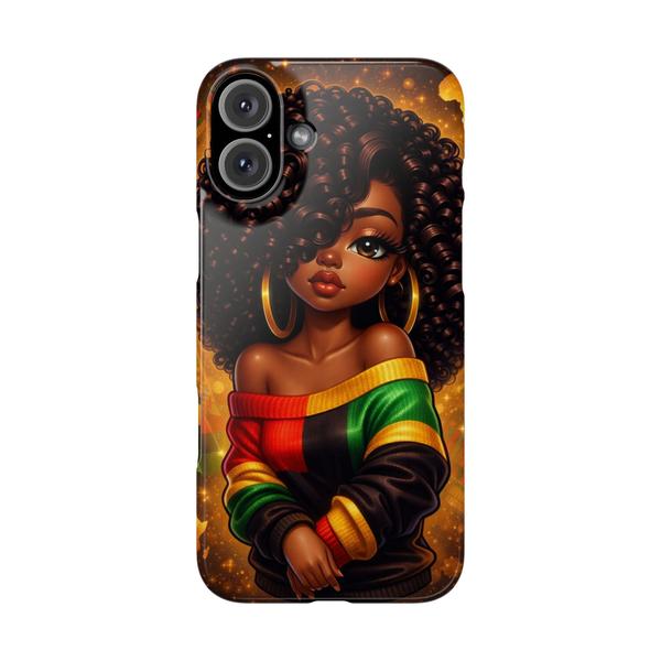 Cute Aesthetic Girl Case for iPhone Fashion Phone Cover - iPhone 16 Plus - KazerCase
