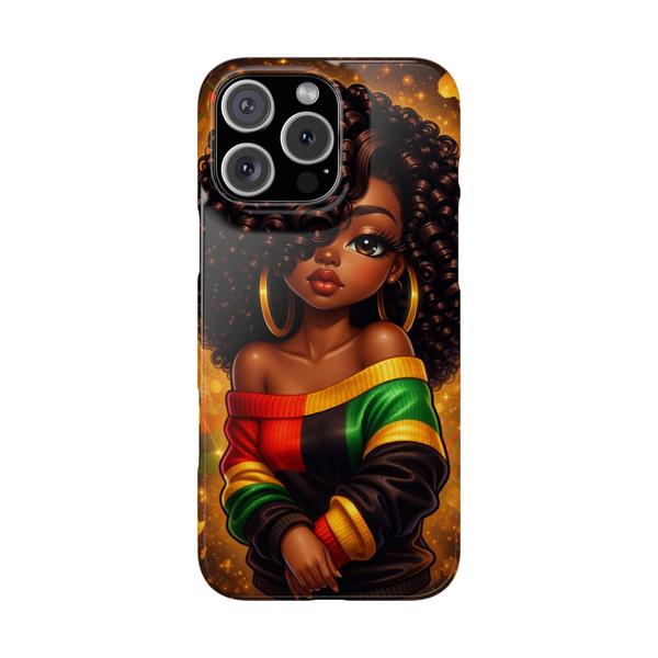 Cute Aesthetic Girl Case for iPhone Fashion Phone Cover - iPhone 16 Pro Max - KazerCase