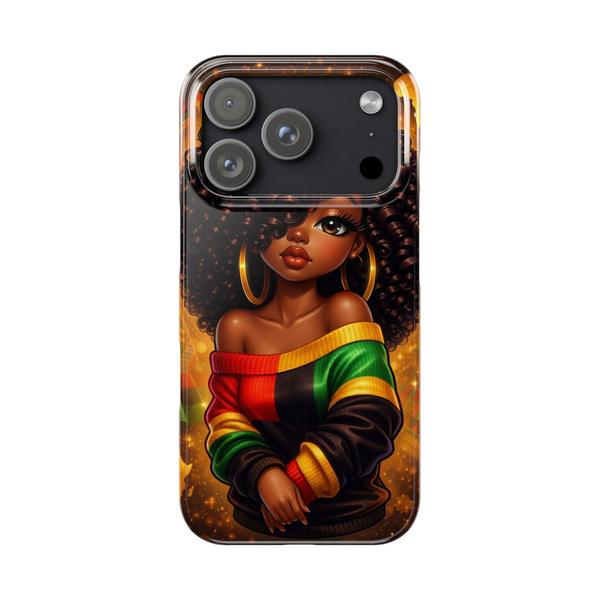 Cute Aesthetic Girl Case for iPhone Fashion Phone Cover - iPhone 17 Pro - KazerCase