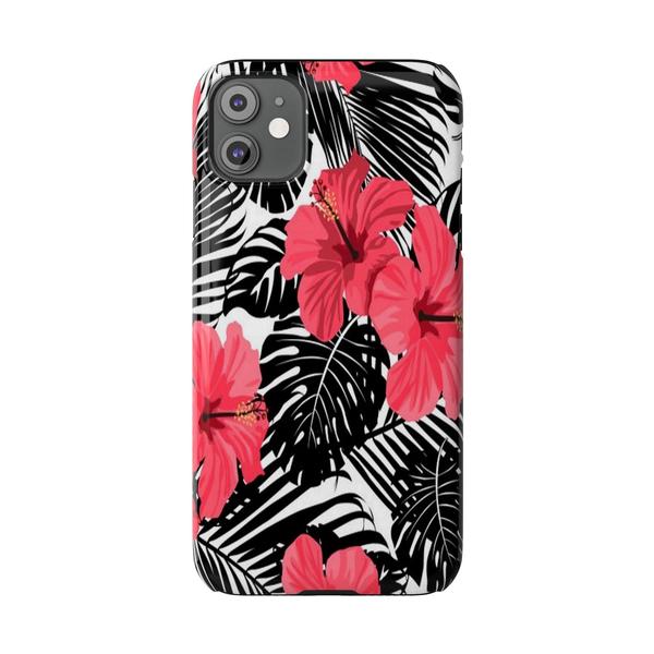 Flowers Hibiscus Syriacus iPhone Case - iPhone 11 - KazerCase
