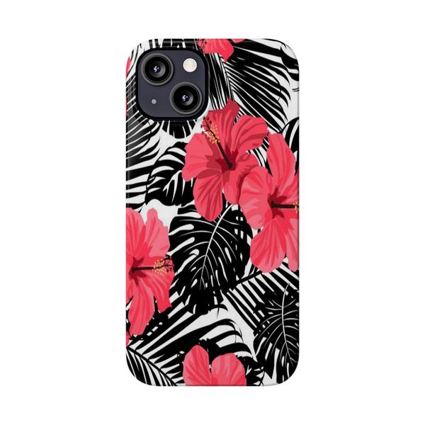 Flowers Hibiscus Syriacus iPhone Case - iPhone 13 - KazerCase
