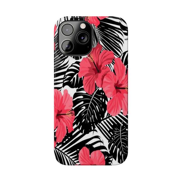 Flowers Hibiscus Syriacus iPhone Case - iPhone 13 Pro Max - KazerCase
