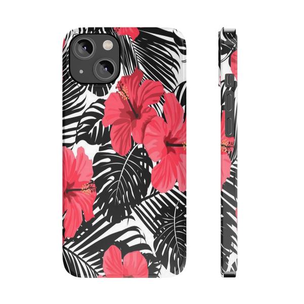 Flowers Hibiscus Syriacus iPhone Case - iPhone 14 - KazerCase