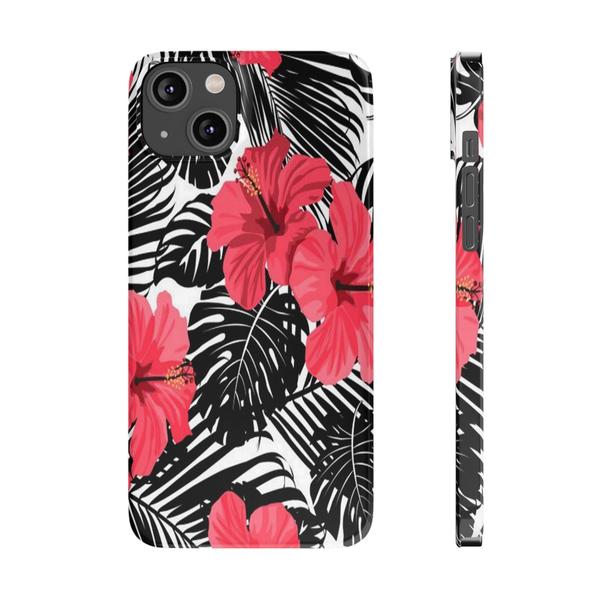 Flowers Hibiscus Syriacus iPhone Case - iPhone 14 Plus - KazerCase