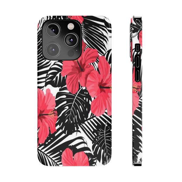Flowers Hibiscus Syriacus iPhone Case - iPhone 14 Pro - KazerCase