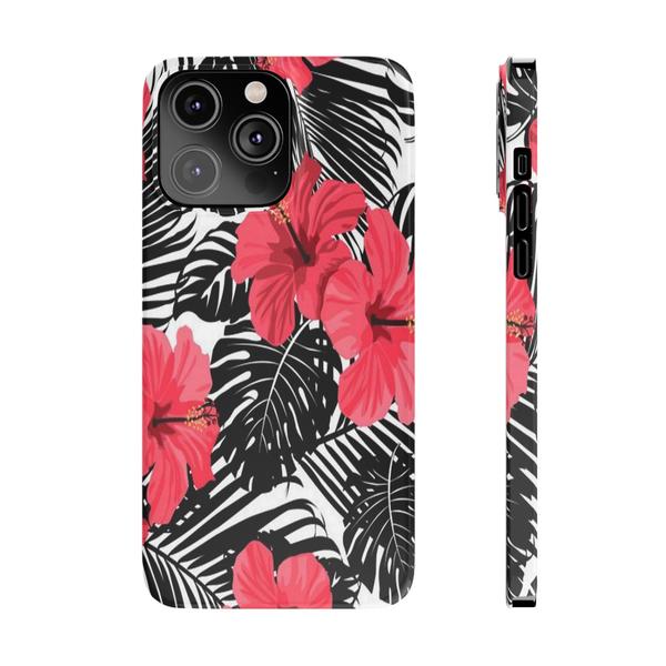 Flowers Hibiscus Syriacus iPhone Case - iPhone 14 Pro Max - KazerCase