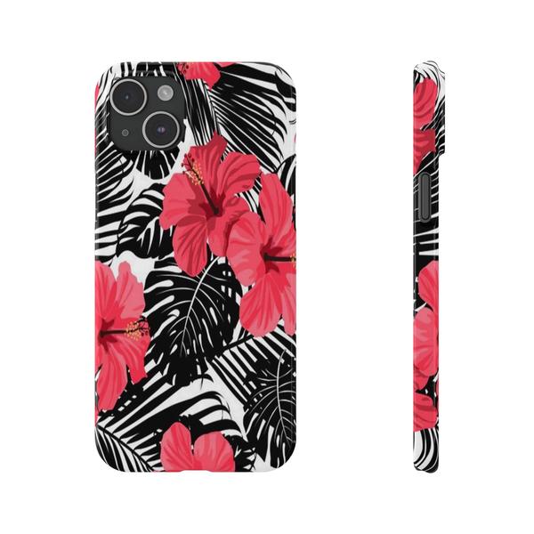 Flowers Hibiscus Syriacus iPhone Case - iPhone 15 Plus - KazerCase