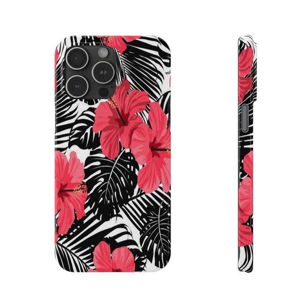 Flowers Hibiscus Syriacus iPhone Case - iPhone 15 Pro Max - KazerCase