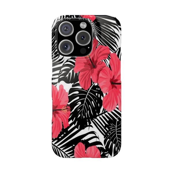 Flowers Hibiscus Syriacus iPhone Case - iPhone 16 Pro - KazerCase