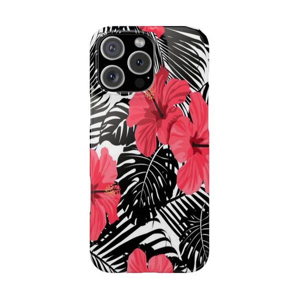 Flowers Hibiscus Syriacus iPhone Case - iPhone 16 Pro Max - KazerCase