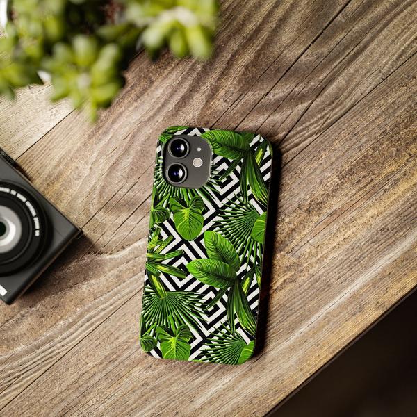 Flowers Tropical Paint iPhone Case - iPhone 13 Pro Max - KazerCase
