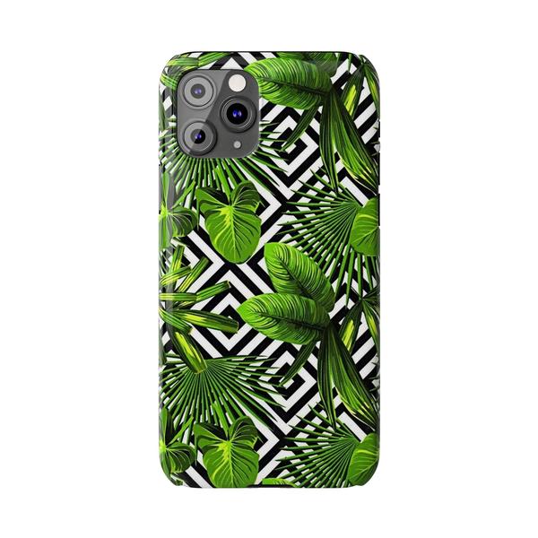 Flowers Tropical Paint iPhone Case - iPhone 11 Pro - KazerCase