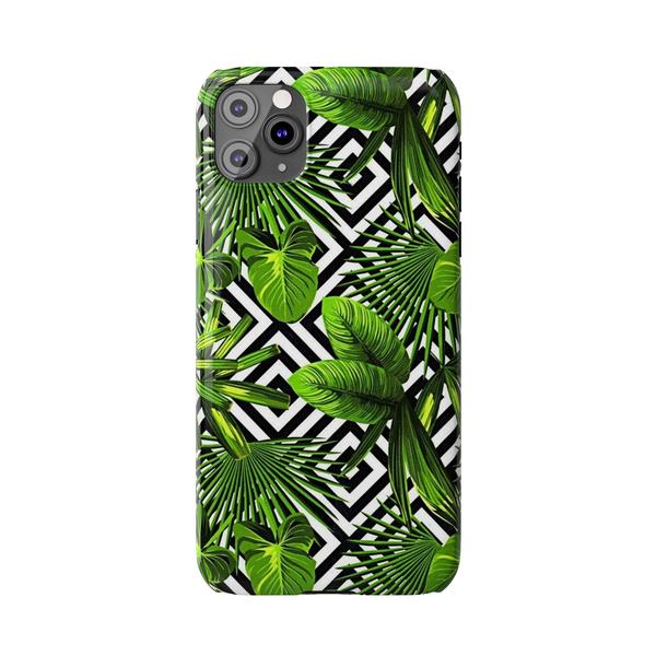Flowers Tropical Paint iPhone Case - iPhone 11 Pro Max - KazerCase