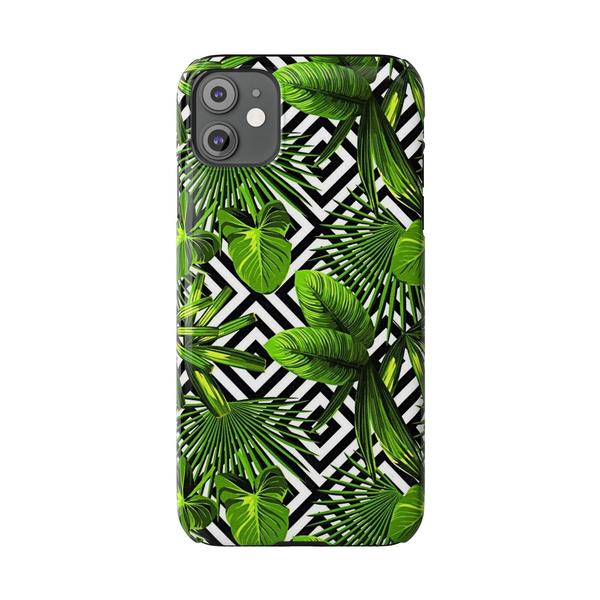 Flowers Tropical Paint iPhone Case - iPhone 11 - KazerCase
