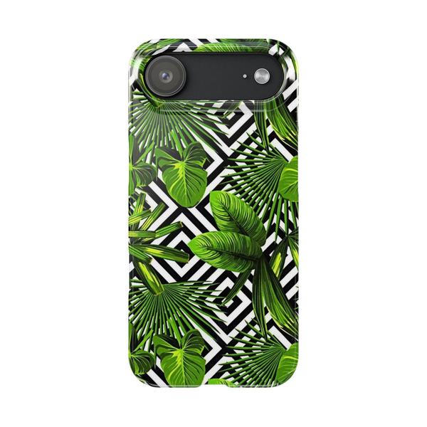 Flowers Tropical Paint iPhone Case - iPhone 17 Air - KazerCase