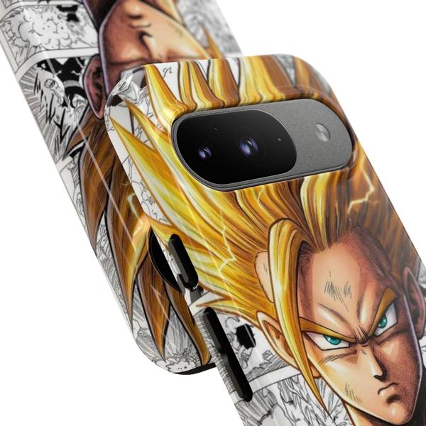 Gohan Super Saiyan 2 Anime SSJ2 Manga Panel Design for Google Pixel Case-