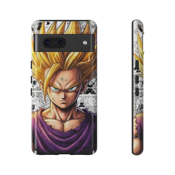Gohan Super Saiyan 2 Anime SSJ2 Manga Panel Design for Google Pixel Case-Google Pixel 7