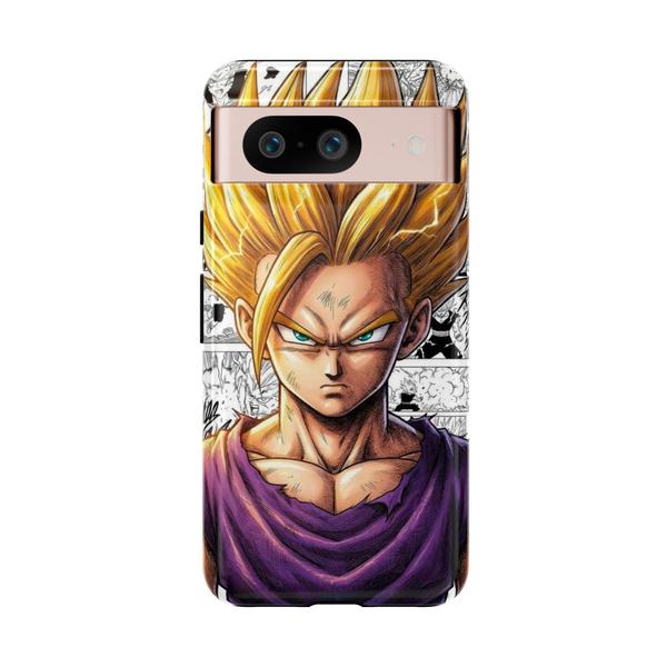 Gohan Super Saiyan 2 Anime SSJ2 Manga Panel Design for Google Pixel Case-Google Pixel 8