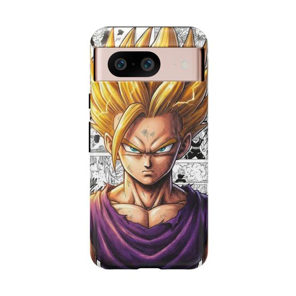 Gohan Super Saiyan 2 Anime SSJ2 Manga Panel Design for Google Pixel Case-Google Pixel 8