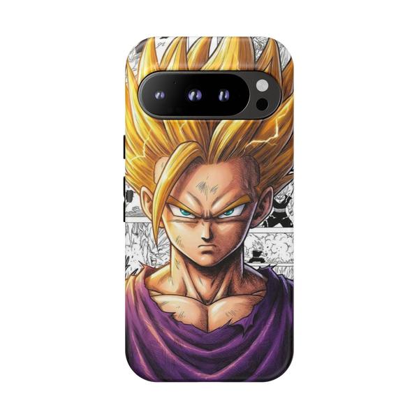Gohan Super Saiyan 2 Anime SSJ2 Manga Panel Design for Google Pixel Case-Google Pixel 9 Pro