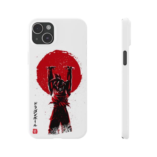 Goku Genkidama Anime Case for iPhone Dragon Ball Cover - iPhone 15 Plus - KazerCase