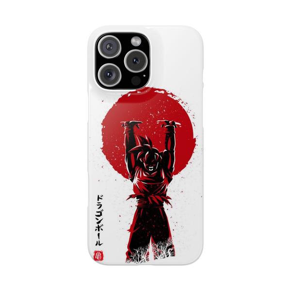 Goku Genkidama Anime Case for iPhone Dragon Ball Cover - iPhone 16 Pro Max - KazerCase