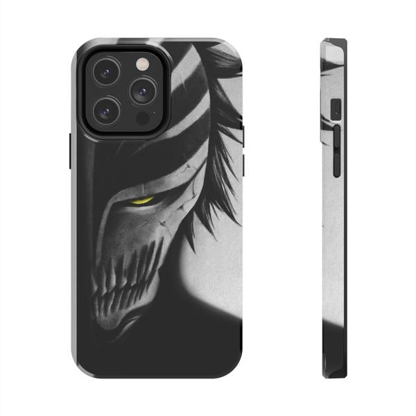 Hollow Mask Anime Case for iPhone Dark Aesthetic Cover - iPhone 14 Pro Max - KazerCase