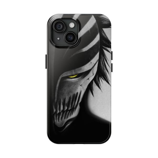 Hollow Mask Anime Case for iPhone Dark Aesthetic Cover - iPhone 15 - KazerCase