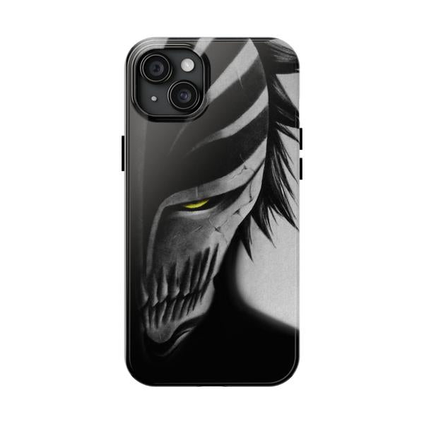 Hollow Mask Anime Case for iPhone Dark Aesthetic Cover - iPhone 15 Plus - KazerCase