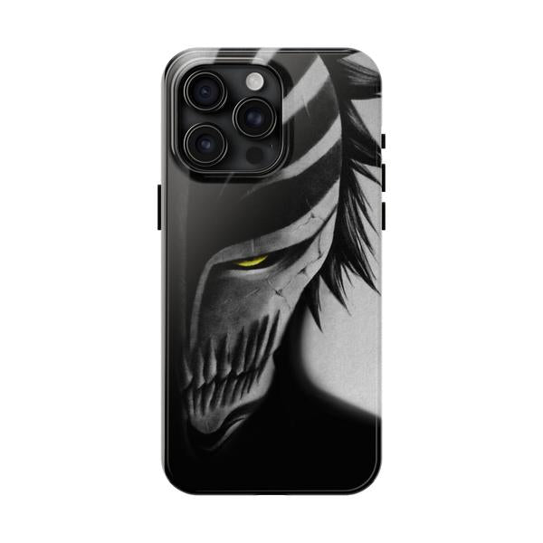 Hollow Mask Anime Case for iPhone Dark Aesthetic Cover - iPhone 15 Pro Max - KazerCase