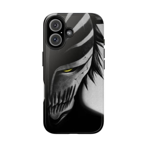 Hollow Mask Anime Case for iPhone Dark Aesthetic Cover - iPhone 16 - KazerCase