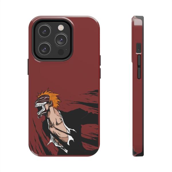 Ichigo Hollow Mask Anime Case for iPhone Bleach Manga - iPhone 14 Pro - KazerCase
