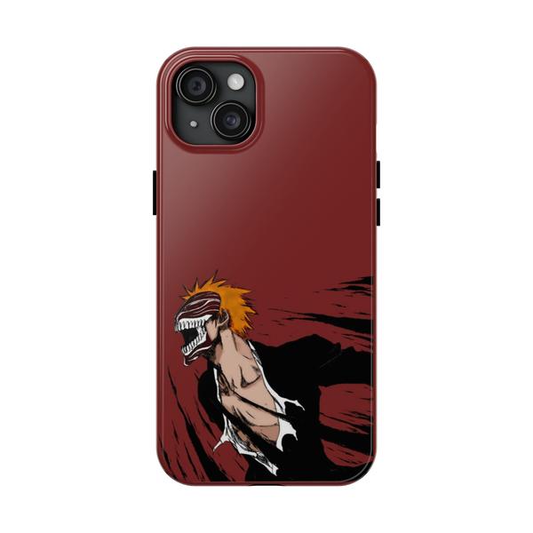 Ichigo Hollow Mask Anime Case for iPhone Bleach Manga - iPhone 15 Plus - KazerCase