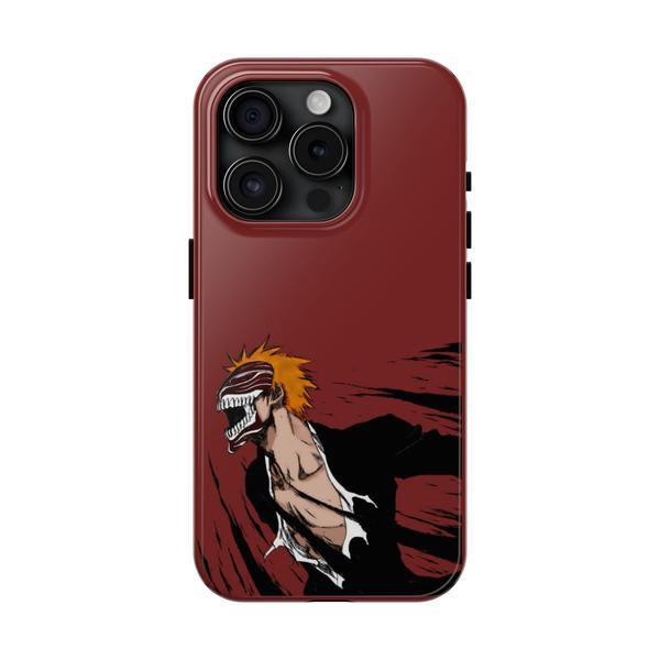 Ichigo Hollow Mask Anime Case for iPhone Bleach Manga - iPhone 15 Pro - KazerCase