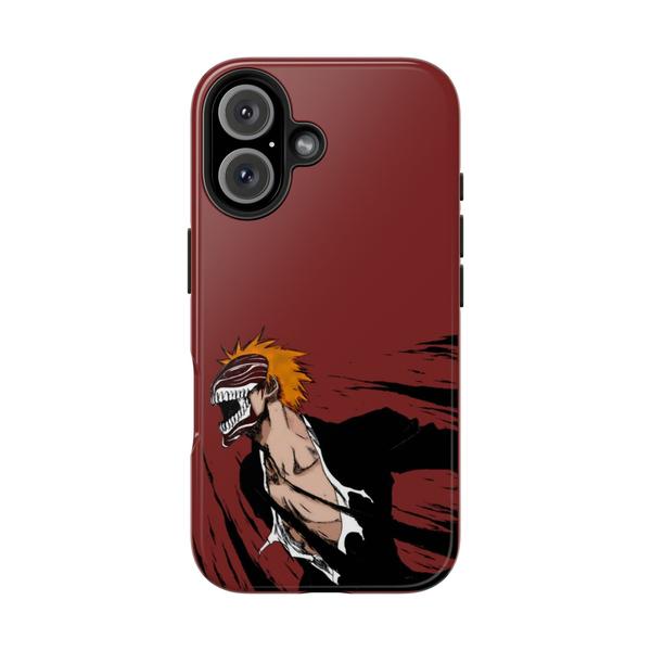 Ichigo Hollow Mask Anime Case for iPhone Bleach Manga - iPhone 16 - KazerCase