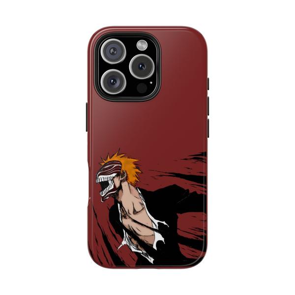 Ichigo Hollow Mask Anime Case for iPhone Bleach Manga - iPhone 16 Pro - KazerCase