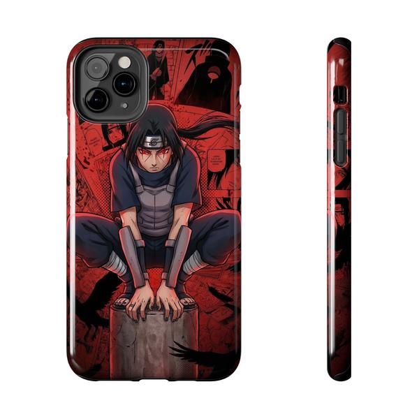 Itachi Uchiha Anime Case for iPhone Akatsuki Manga Cover - iPhone 11 Pro Max - KazerCase