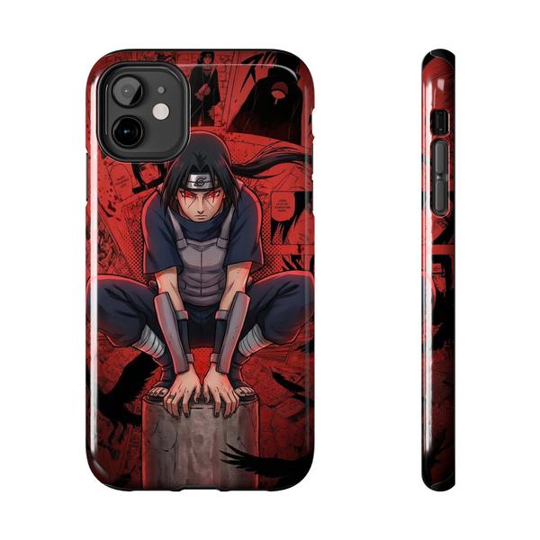 Itachi Uchiha Anime Case for iPhone Akatsuki Manga Cover - iPhone 11 - KazerCase